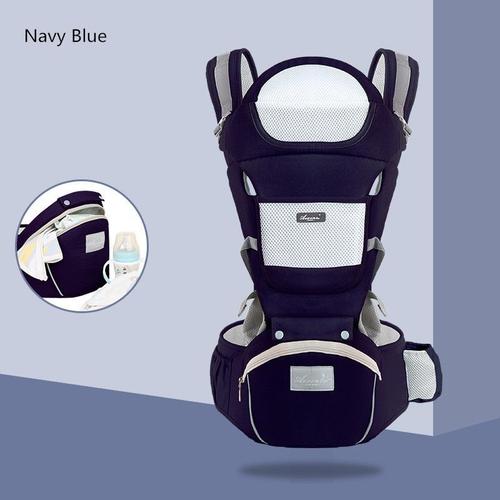 Nouveau Porte Bebe Infantile Bebe Hanche Siege Transporteur Avant Face Kangourou Attache Kangourou Pour Bebe Fronde Doux Respirant Reglable Pour Bebe Voyage