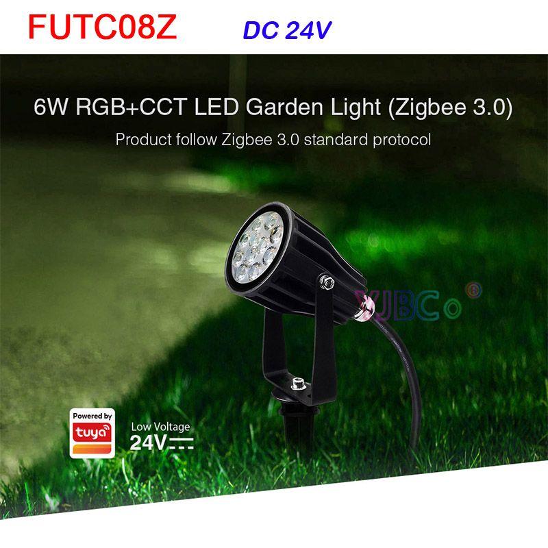 Projecteur LED de Jardin 6W 550lm DC24V 25° Étanche IP66