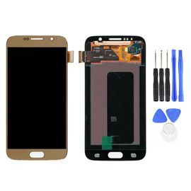Digitizer À Écran Tactile À Écran Lcd De Remplacement Pour Sam-Sung Galaxy S6 G920 G920f-Golden
