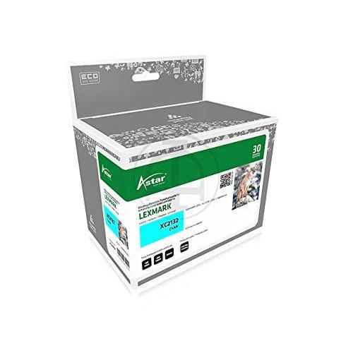 Astar AS20084 approprié pour Lexmark XC2132 Toner Cyan Compatible Aussi 24B6008 3000 Pages