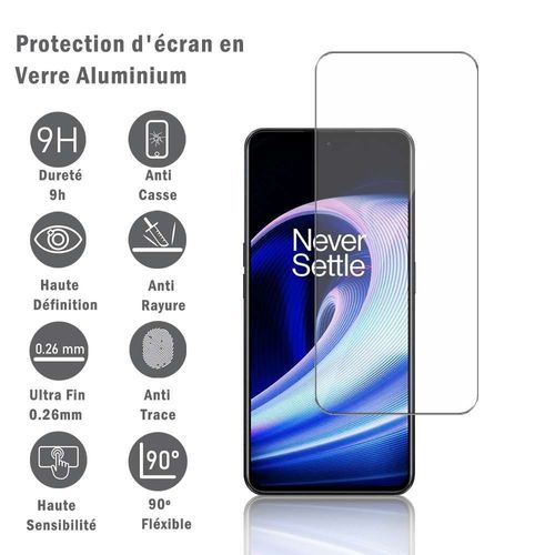 1 Film Protection D'écran En Verre D'aluminium Super Résistant 9h Pour Oneplus Ace 2v 6.74", Définition Hd, Anti-Rayures, Anti-Empreintes Digitales