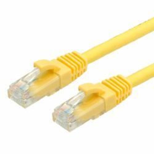 VALUE - Cordon de raccordement - RJ-45 (M) pour RJ-45 (M) - 7 m - UTP - CAT 6 - sans halogène, moulé, bloqué - jaune