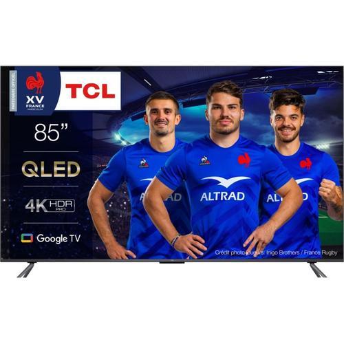 TV 85" TCL 85C645 4K QLED avec Google TV Game Master