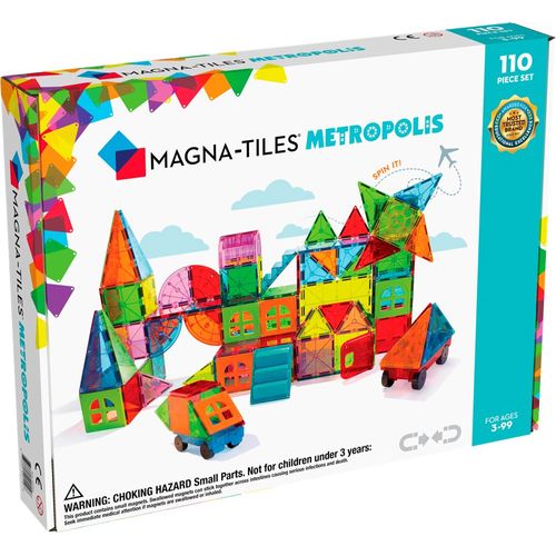 Jeu De Construction Magna-Tiles Metropolis - 110 Pièces