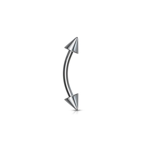 Piercing Arcade Pharell Cônes Et Barre Titane Inoxydable Anti Allergique Sourcil Oreille Cartilage Tragus Helix Barbell Lovepiercing