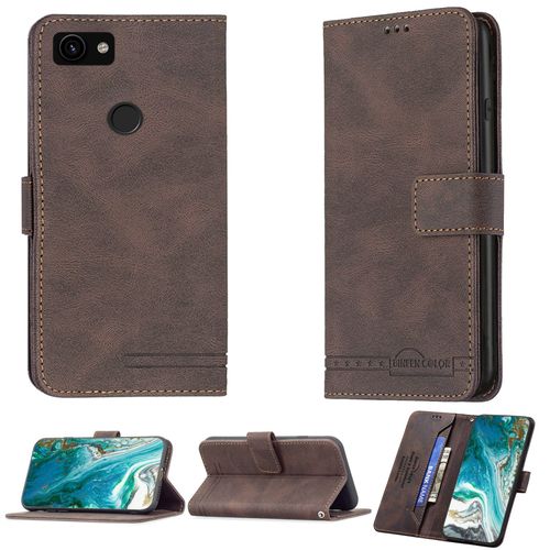 Coque Pour Google Pixel 3 Xl Coque Compatible Avec Google Pixel 3 Xl Coque Etui Housse Case Cover Bf09 Brown