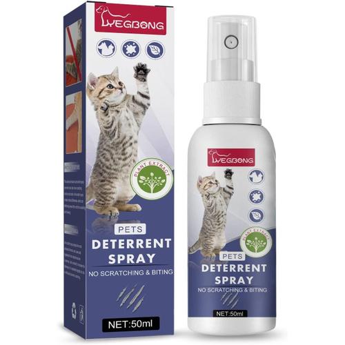 50mlcat Spray Training Aid For Cat Anti Scratch Furniture Protector Keep Pet Off Indoor Outdoor Use Patins Feutre Pour Meubles