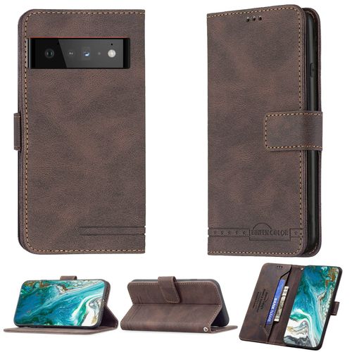 Coque Pour Google Pixel 6 Coque Compatible Avec Google Pixel 6 Coque Etui Housse Case Cover Bf09 Brown