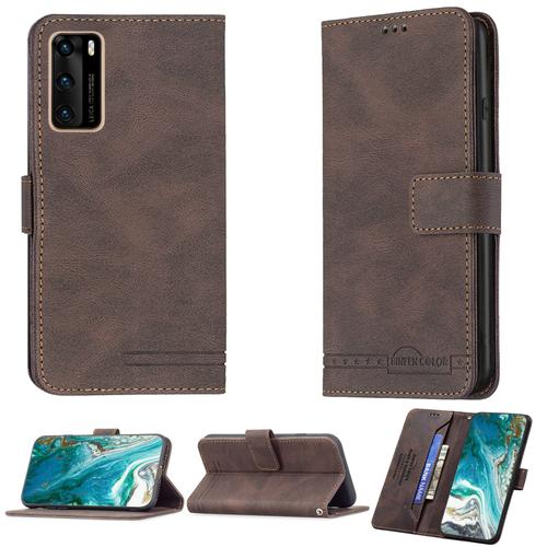 Coque Pour Huawei P40 Coque Compatible Avec Huawei P40 Coque Etui Housse Case Cover Bf09 Brown