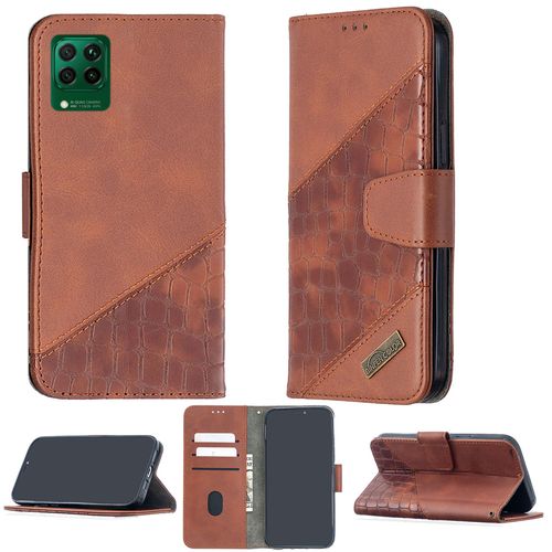 Coque Pour Huawei P40 Lite Coque Compatible Avec Huawei P40 Lite Coque Etui Housse Case Cover Bf04 Brown