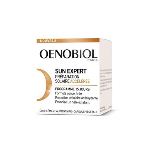 Oenobiol Sun Expert Préparation Solaire Accélérée 15 Capsules 