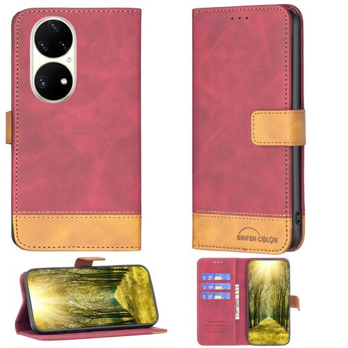 Coque Pour Huawei P50 Pro Coque Compatible Avec Huawei P50 Pro Coque Etui Housse Case Cover Bf11 Red