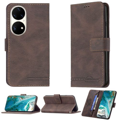 Coque Pour Huawei P50 Pro Coque Compatible Avec Huawei P50 Pro Coque Etui Housse Case Cover Bf09 Brown