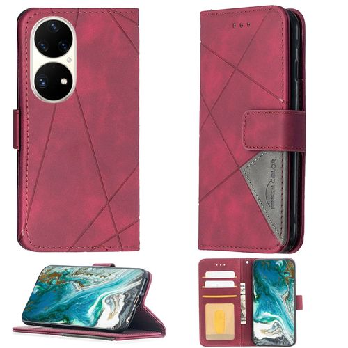 Coque Pour Huawei P50 Pro Coque Compatible Avec Huawei P50 Pro Coque Etui Housse Case Cover Bf-05 Red