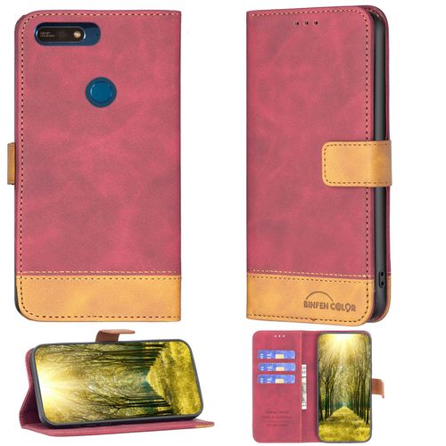 Coque Pour Huawei Y7 2018 Coque Compatible Avec Huawei Y7 2018 Coque Etui Housse Case Cover Bf11 Red