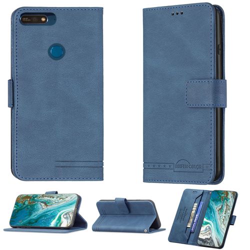 Coque Pour Huawei Y7 2018 Coque Compatible Avec Huawei Y7 2018 Coque Etui Housse Case Cover Bf09 Blue