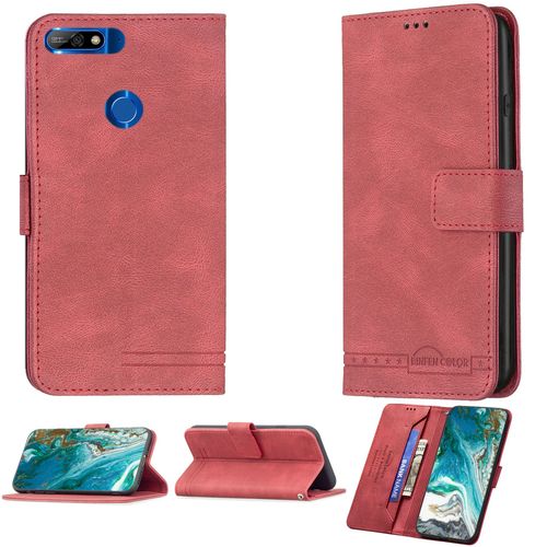 Coque Pour Huawei Y7 Prime 2018 Coque Compatible Avec Huawei Y7 Prime 2018 Coque Etui Housse Case Cover Bf09 Red