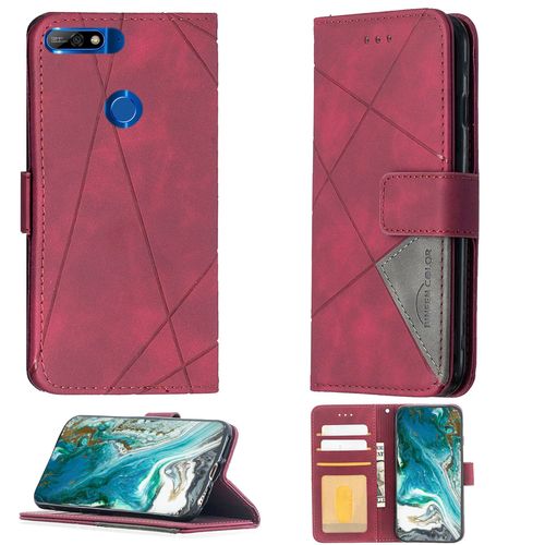Coque Pour Huawei Y7 Prime 2018 Coque Compatible Avec Huawei Y7 Prime 2018 Coque Etui Housse Case Cover Bf-05 Red