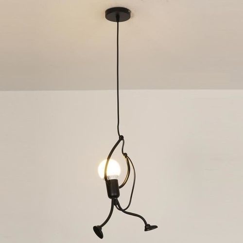 27 Lampe Suspension - Humanoïde Lampes De Plafond - Hauteur Réglable - Luminaire Suspendu Vintage Pour Le Salon Salle À Mang