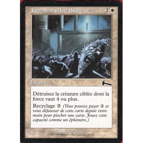 Jugement Selon Radieuse - L'heritage D'urza - Vf