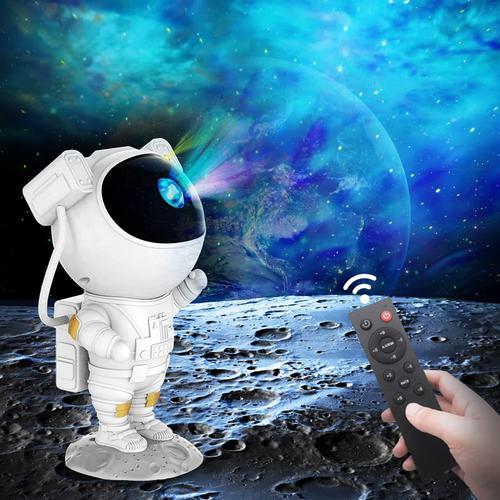 Projecteur d'astronaute,projecteur Galaxy Star Sky,veilleuse pour enfants  avec nébuleuse,minuterie et télécommande,projecteur de chambre et de  plafond