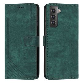 Coque Pour Samsung Galaxy S21 Plus,Etui De Samsung Galaxy S21+ Premium En Cuir Pochette Protection,Étui Pour Samsung Galaxy S21 Plus Portefeuille Rabat Clapet Case,Vert
