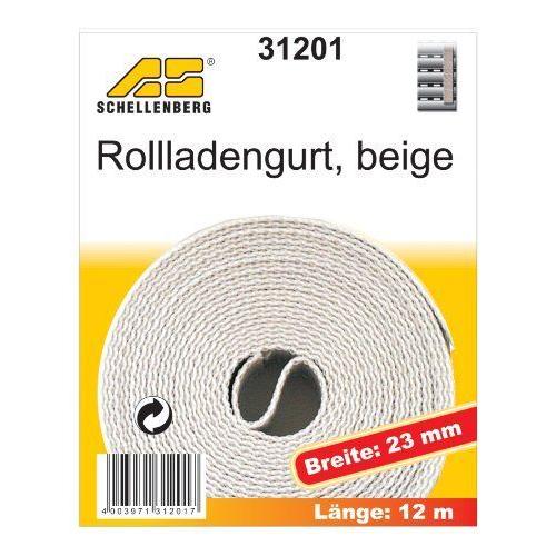 Schellenberg 31201 Sangle de volet roulant Beige 23 mm / 12 m Import Allemagne