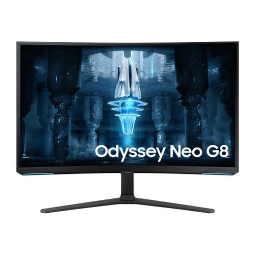 Samsung Odyssey Neo G8 S32BG850NP - G85NB Series - moniteur QLED - jeux - incurvé - 32" - 3840 x 2160 4K @ 240 Hz - VA - 350 cd/m² - 1000000:1 - Quantum HDR 2000 - 1 ms - 2xHDMI, DisplayPort -...