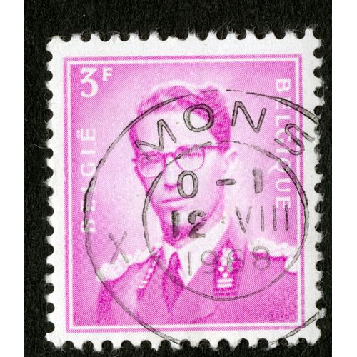 Timbre Oblitéré Belgie, Belgique, 3 F