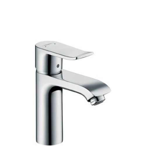Hansgrohe 31074000 7919864 Metris Mitigeur de lavabo à levier simple avec garniture d'écoulement 110 mm Chromé