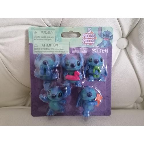 Pack 5 Pièces Mini Figurines Stitch - Disney - Just Play - 2024