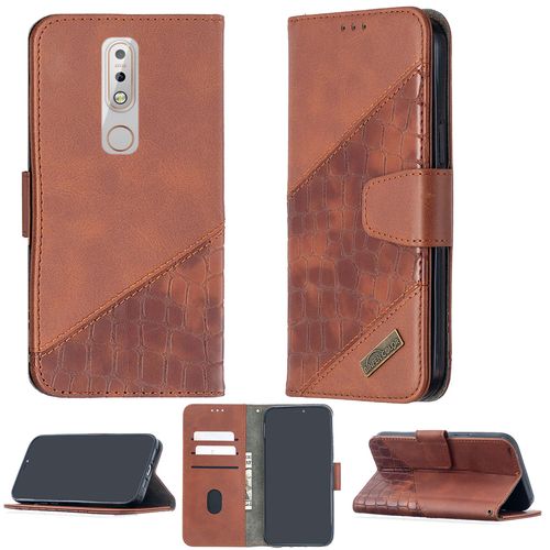 Coque Pour Nokia 7.1 Coque Compatible Avec Nokia 7.1 Coque Etui Housse Case Cover Bf04 Brown