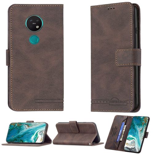 Coque Pour Nokia 7.2 Coque Compatible Avec Nokia 7.2 Coque Etui Housse Case Cover Bf09 Brown