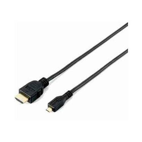 equip - Câble HDMI avec Ethernet - HDMI mâle pour 19 pin micro HDMI Type D mâle - 1 m