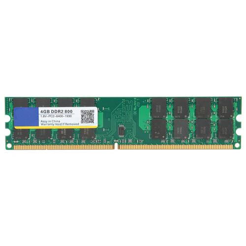 Mémoire D'ordinateur de Bureau 4 Go DDR2 800 MHz PC26400 1 8 V Compatible avec la Carte Mère et le Processeur AMD