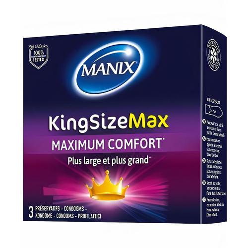 Manix King Size Max (Par 3) - Boîte De 3