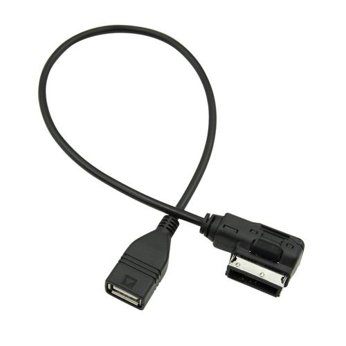 Cble Adaptateur USB AMI pour Interface Musicale Adaptateur D'interface Musicale MP3 Connecter un Périphérique de Stockage avec Connecteur pour Q5 Q7 R8 A3 A4 A5 A6