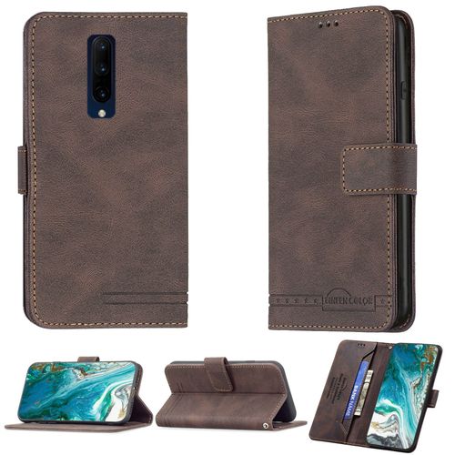Coque Pour Oneplus 7 Pro Coque Compatible Avec Oneplus 7 Pro Coque Etui Housse Case Cover Bf09 Brown