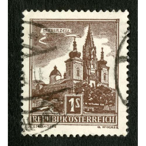 Timbre Oblitéré Republik Osterreich, Mariazell, 1 S