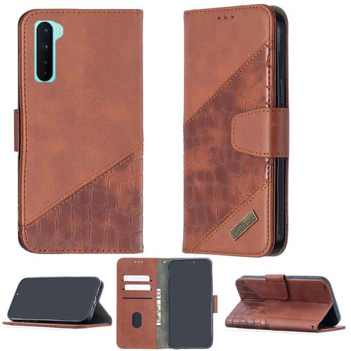 Coque Pour Oneplus Nord Coque Compatible Avec Oneplus Nord Coque Etui Housse Case Cover Bf04 Brown