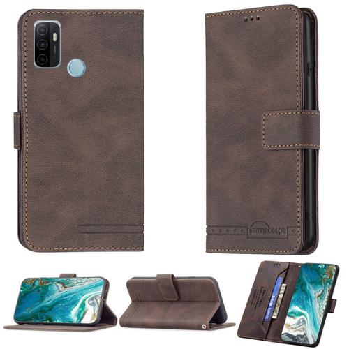 Coque Pour Oppo A53 Coque Compatible Avec Oppo A53 Coque Etui Housse Case Cover Bf09 Brown