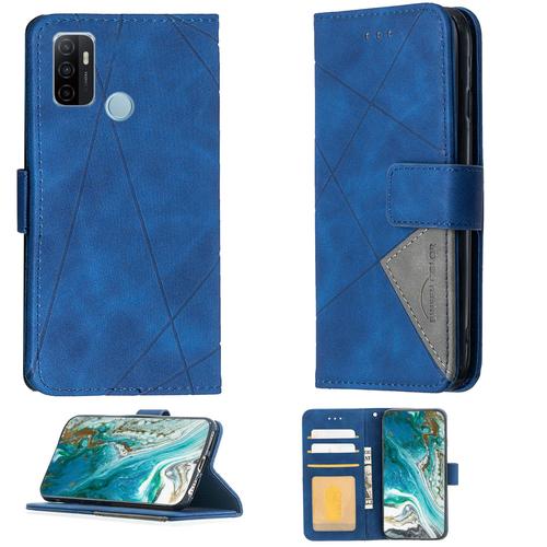 Coque Pour Oppo A53 Coque Compatible Avec Oppo A53 Coque Etui Housse Case Cover Bf-05 Blue