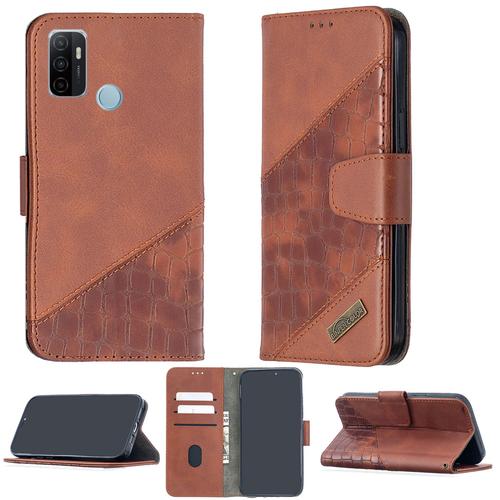 Coque Pour Oppo A53 Coque Compatible Avec Oppo A53 Coque Etui Housse Case Cover Bf04 Brown