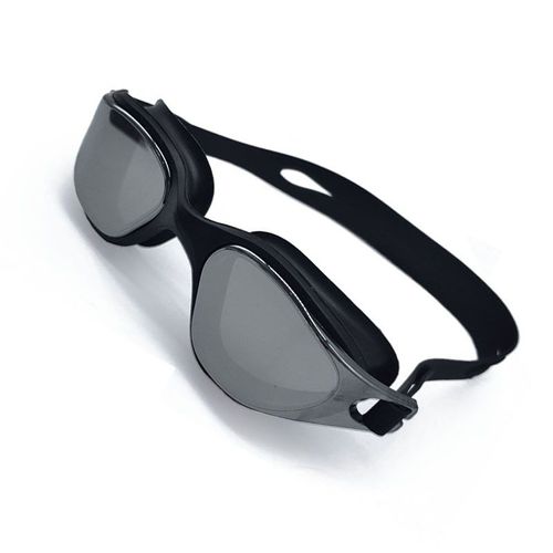 Lunettes De Natation Hd - Sangle Réglable, Triple Anti-Buée, Protection Uv Le Noir