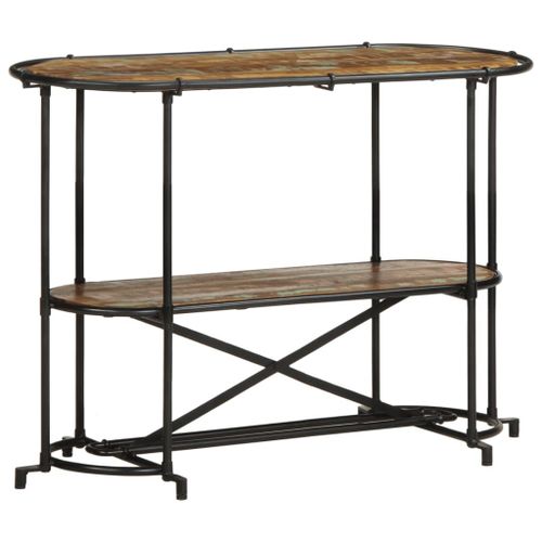 Vidaxl Table Console 110x42x76 Cm Bois Massif De Récupération