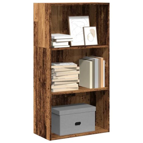 Vidaxl Bibliothèque Vieux Bois 60x30x114 Cm Bois D'ingénierie