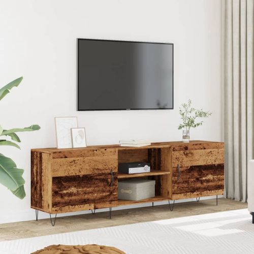 Vidaxl Meuble Tv Vieux Bois 150x30x50 Cm Bois D'ingénierie