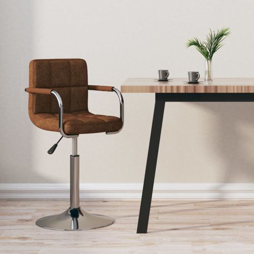 Vidaxl Tabouret De Bar Marron Tissu