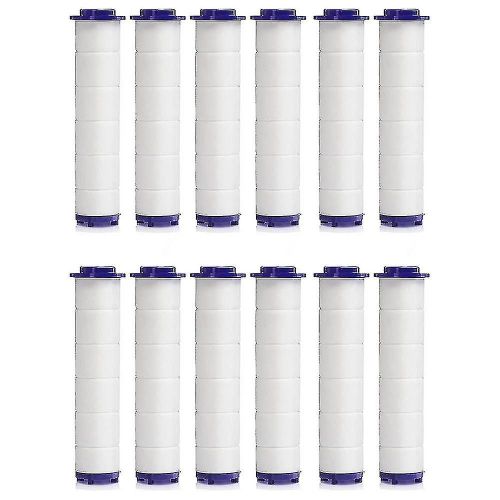 12pcs Turbo Fan Filtres de pomme de douche - utilisés pour la pomme de douche portative à hélice haute pression -