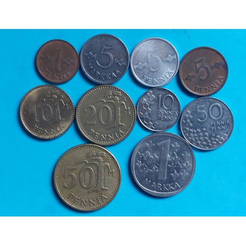 Finlande : Lot De Pièces Avant L'euro